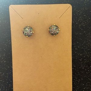 Kate spade multi color glitter earrings